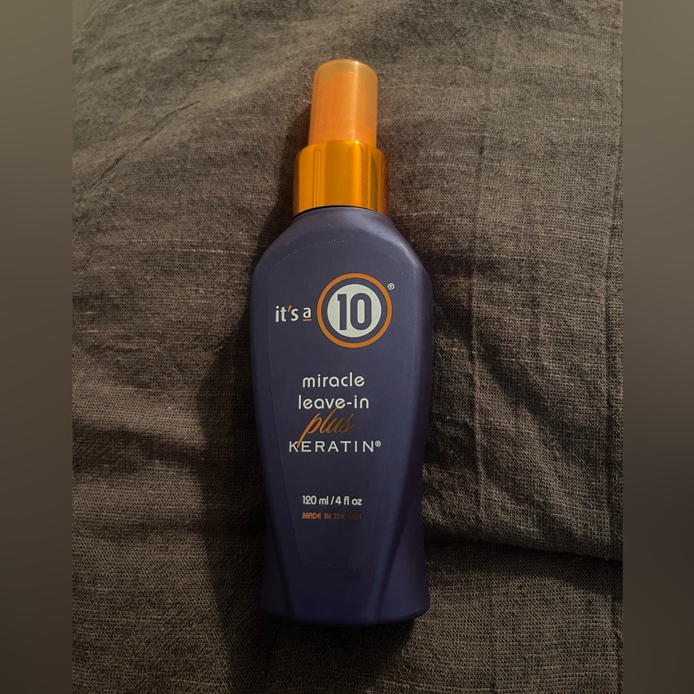 It’s a 10 miracle leave in plus keratin